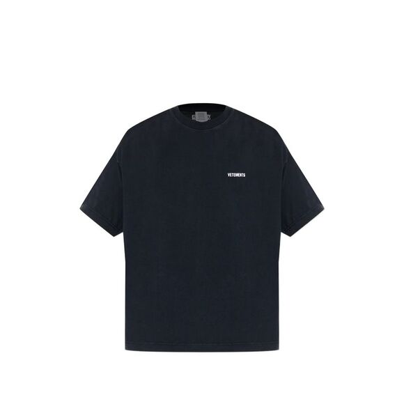 Vetements Black T-Shirts & Vests - T-Shirts Men